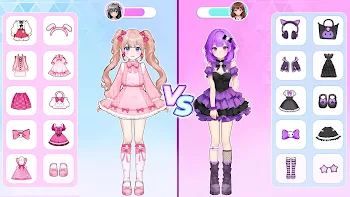 Anime Dress Up - Strategy browser game at Shecdo