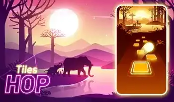 Tiles Hop - Casual browser game at Shecdo